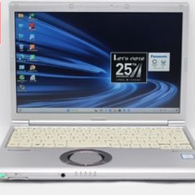 中古良品 フルHD 12.1型 Panasonic Let's note CF-SV8 Windows11 八世代 i5-8365u 8GB 256GB-SSD 無線 Office付 中古パソコン 管:1627r