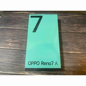 OPPO Reno7 A ブラック 新品未開封 Reno7A simフリー(スマートフォン本体)