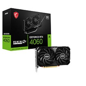 〔中古〕MSI(エムエスアイ) GeForce RTX 4060 VENTUS 2X BLACK 8G OC〔305-ud〕