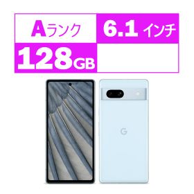 【中古】Aランク 良い美品 スマホ本体のみ 付属品なし Google スマートフォン 6.1 インチ Google Pixel 7a SIMフリー [Sea] Google Tensor G2 Android13 ROM 128GB RAM 8GB 4K撮影対応 5G,4G・LTE nano-SIM/eSIM