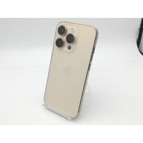 【中古】Apple docomo 【SIMフリー】 iPhone 14 Pro 128GB ゴールド MQ073J/A【鹿児島中町】保証期間１ヶ月【ランクC】