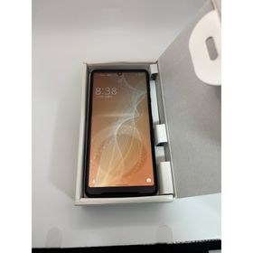 美品 AQUOS sense4 Basic ブラック ロックあり 管@363(スマートフォン本体)