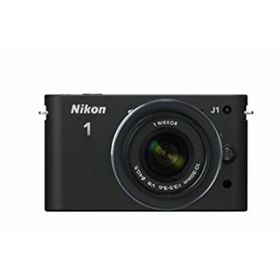 【中古】Nikon ミラーレス一眼カメラ Nikon 1 (ニコンワン) J1 (ジェイワン) 標準ズームレンズキット ブラックN1 J1HLK BK(ミラーレス一眼)