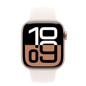 Apple Apple Watch Series10 42mm GPSモデル MWWH3J/A A2997【ローズゴールドアルミニウムケース/ライトブラッシュスポーツバンド】 [中古] 【当社3ヶ月間保証】 イオシス