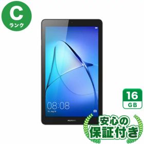 【ポイント5倍】Wi-Fiモデル MediaPad T3 7 BG2-W09 スペースグレイ16GB 本体[Cランク] Androidタブレット 中古 送料無料 当社6ヶ月保証