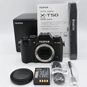 ★ほぼ新★FUJIFILM X-T50 ボディ ブラック ショット数 220回(ミラーレス一眼)