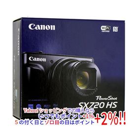 【中古】Canon製 PowerShot SX720 HS レッド 2030万画素 元箱あり