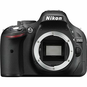 【中古】Nikon D5200 24.1 MP CMOS Digital SLR Camera Body Only (Black)(デジタル一眼)
