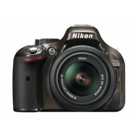 【中古】Nikon デジタル一眼レフカメラ D5200 レンズキット AF-S DX NIKKOR 18-55mm f/3.5-5.6G VR付属 ブロンズ D5200LKBZ(デジタル一眼)