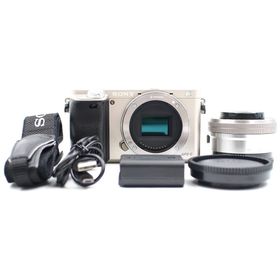 ■良品■ SONY α6000 パワーズームレンズキット ミラーレス一眼カメラ (ミラーレス一眼)