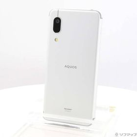 〔中古〕SHARP(シャープ) AQUOS sense3 lite 64GB シルバーホワイト SH-RM12 楽天 SIMフリー〔349-ud〕