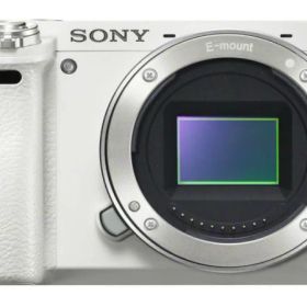 【中古】【1ヶ月保証】 ソニー SONY α6000 ボディ ホワイト ILCE-6000 W SDカード付き ミラーレス一眼