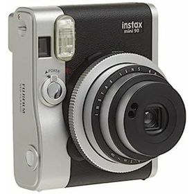 【中古】FUJIFILM インスタントカメラ チェキ instax mini 90 ネオクラシック ブラック INS MINI 90 NC(フィルムカメラ)