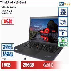 中古 ノートパソコン Lenovo レノボ ThinkPad X13 Gen3 21BQS0P000 Core i5 メモリ：16GB 6ヶ月保証