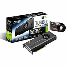 【中古】ASUS Turboシリーズ NVIDIA GeForce GTX1080TI搭載ビデオカード ベースクロック1480MHz TURBO-GTX1080TI-11G(PCパーツ)