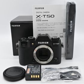 ★極上品★FUJIFILM X-T50 ボディ ブラック ショット数 2727回