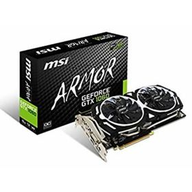【中古】（MSI）GeForce GTX 1060 ARMOR 6G OCV1◆PCI-E(PCパーツ)