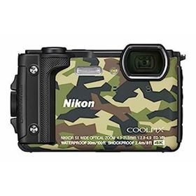 【中古】Nikon デジタルカメラ COOLPIX W300 GR クールピクス カムフラージュ 防水(コンパクトデジタルカメラ)