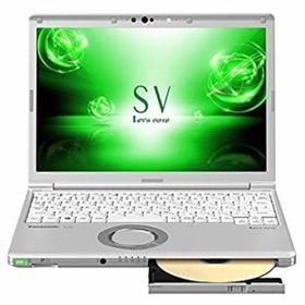 【中古】パナソニック 12.1型ノートPC Let's note レッツノート SV シルバー CF-SV7LDGQR [・Win10 Pro・Core i5](ノートPC)