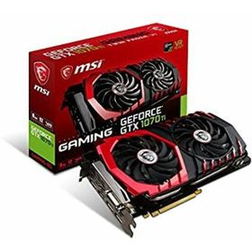 【中古】MSI GeForce GTX 1070 Ti GAMING 8G グラフィックスボード VD6490(PCパーツ)