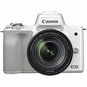【中古】キヤノン EOS Kiss M EF-M18-150 IS STM レンズキット ホワイト(デジタル一眼)