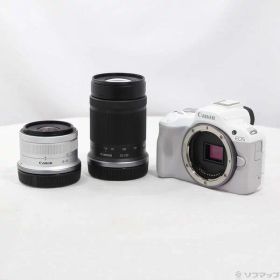 【中古】Canon(キヤノン) EOS R50 ダブルズームキット ホワイト 【269-ud】