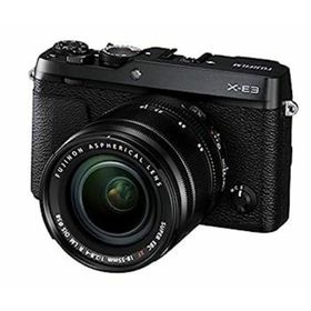 【中古】FUJIFILM ミラーレス一眼カメラ X-E3レンズキットブラック X-E3LK-B(ミラーレス一眼)