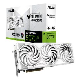 ASUS｜エイスース グラフィックボード TUF Gaming GeForce RTX 5070 Ti 16GB GDDR7 White OC Edition ホワイト TUF-RTX5070TI-O16G-WHITE-GAMING [GeForce RTXシリーズ /16GB]