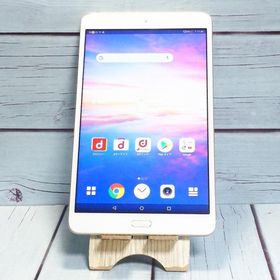 docomo dtab Compact d-02K ゴールド HUAWEI 本体 白ロム SIMロック解除済み SIMフリー B902355