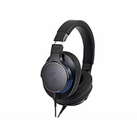 【中古】オーディオテクニカ ハイレゾ対応 ダイナミック密閉型ヘッドホン（ブラック）audio-technica ATH-MSR7B BK(ヘッドフォン/イヤフォン)