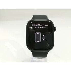 【中古】Apple Apple Watch Series10 46mm GPS ジェットブラックアルミニウムケース/ブラックスポーツバンド (M/L) MWWQ3J/A【浜松駅前】保証期間1ヶ月【ランクB】