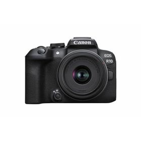 【中古】Canon ミラーレス一眼カメラ EOS R10 レンズキット(RF-S18-45)ブラック/APS-C/EOSR10-1845ISSTMLK(ミラーレス一眼)