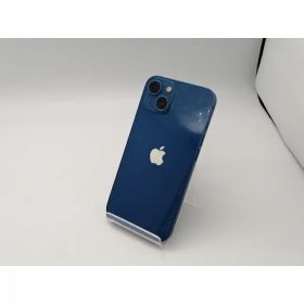 【中古】Apple SoftBank 【SIMフリー】 iPhone 13 256GB ブルー MLNM3J/A【広島本通】保証期間1ヶ月【ランクC】