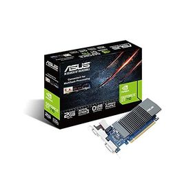 ASUS NVIDIA GeForce GT 710 / 2GB GDDR5 / HDMI 2.0b / HDMI 1.4a / ファンレス設計 / 2slot / GPU Tweak II / GT710-SL-2GD5-BRK