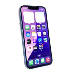 中古 Apple iPhone13 mini 128GB ブルー MLJH3J／A SIMフリー ネットワーク利用制限▲判定