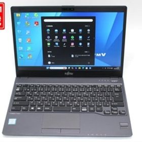 中古良品 フルHD 13.3型 Fujitsu LIFEBOOK U938S Windows11 八世代 i5-8350u 8GB 256GB-SSD カメラ 無線 Office付 中古パソコン 管:1132s