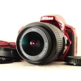 ニコン(Nikon)のNikon D5300 レッド デジタルカメラ＆18-55レンズ付き(デジタル一眼)