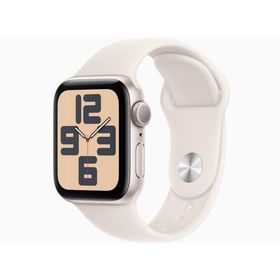 Apple MXEF3J/A Apple Watch SE 第2世代 GPSモデル 40mm スターライトアルミニウムケースとスターライトスポーツバンド S/M 新品 送料無料