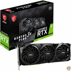 【クーポン配信中】MSI RTX 3080 Ventus 3X Plus 10G OC LHR グラフィックカード、ブラック。