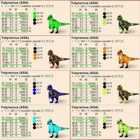 🎨 ユウティラヌス恐竜16色販売中✨ 即納可能／高レベル・高ステ個体も出品中！ | ARK Survival Evolvedのアカウントデータ、RMTの販売・買取一覧