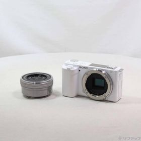 〔中古〕SONY(ソニー) VLOGCAM ZV-E10L パワーズームレンズキット ホワイト〔295-ud〕
