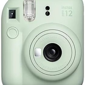 【中古】富士フイルム(FUJIFILM) チェキ インスタントカメラ instax mini 12 ミントグリーン INS MINI 12 GREEN