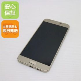 【中古】 超美品 au SCV32 Galaxy A8 ゴールド 安心保証 即日発送 スマホ AU SAMSUNG 本体 白ロム 土日祝発送OK