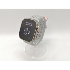 【中古】Apple Apple Watch Ultra2 49mm Cellular チタニウムケース/ブルー/ブラックトレイルループ(S/M) MRF53J/A【高崎モントレー】保証期間１ヶ月【ランクA】
