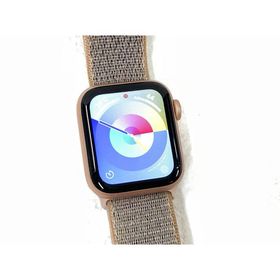 中古 Apple Watch Series4 GPS 40mm ゴールドアルミニウムケース ピンクサンドスポーツループ MU692J/A Model:A1977