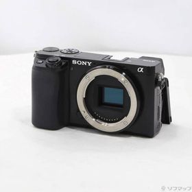〔中古〕SONY(ソニー) ミラーレス一眼カメラ α6100 ILCE-6100 B ブラック ボディ単体〔368-ud〕