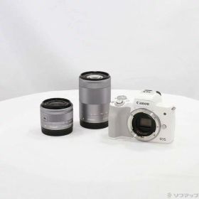 【中古】Canon(キヤノン) EOS Kiss M2 ダブルズームキット ホワイト 【251-ud】