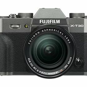 【中古】富士フイルム(FUJIFILM) ミラーレス一眼カメラ X-T30レンズキット チャコールシルバー X-T30LK-CS
