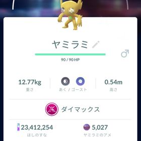 【色違い✨️】ダイマックス ヤミラミ トレード | ポケモンGOのアカウントデータ、RMTの販売・買取一覧