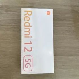 【新品】Xiaomi Redmi 12 5G 4GB/128GB ホワイト
